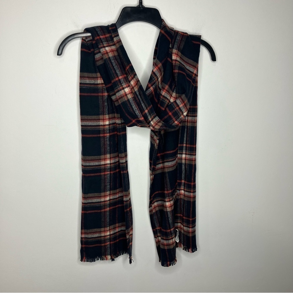 Gap plaid flannel scarf one size